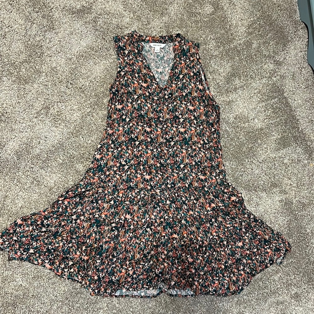 Nine West Mini Floral Dress, Small